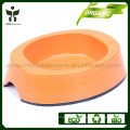 Alimentador de mascotas de fibra de bambú reutilizable, reciclar el tazón de fuente de perro de fibra vegetal en verde